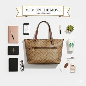 Coach Gallery Tote Signature Canvas F79609